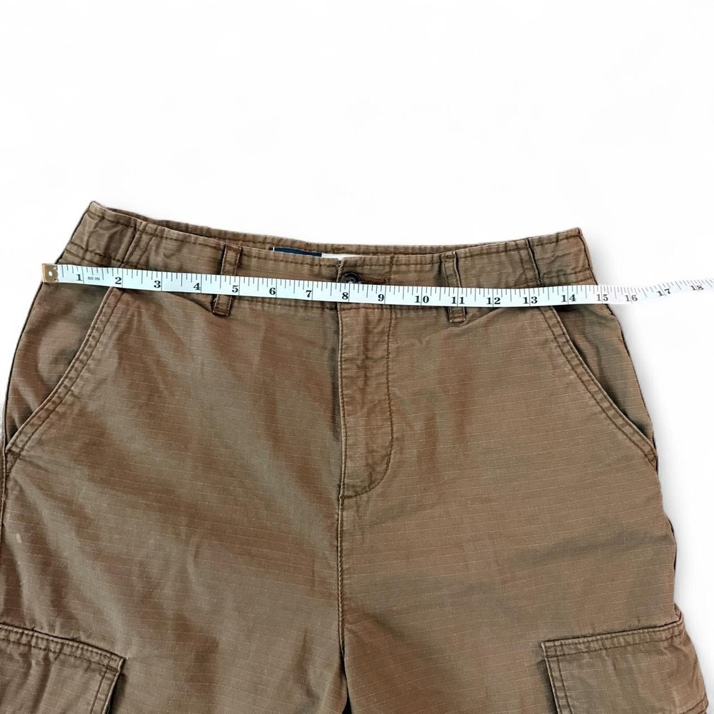 Old Navy Boys Brown Ripstop Cargo Shorts Size 14 Utility Y2K - Picture 3 of 5